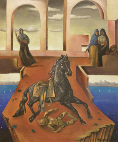 Homage to Chirico (1944) – Roberto Montenegro Tablo