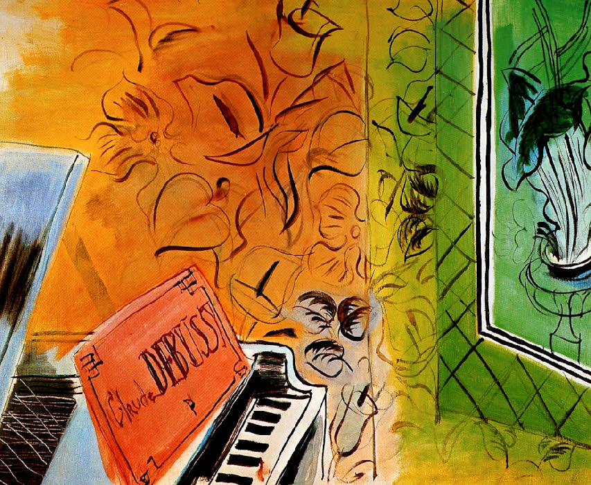 Homage to Claude Debussy (1952) - Raoul Dufy Tablo