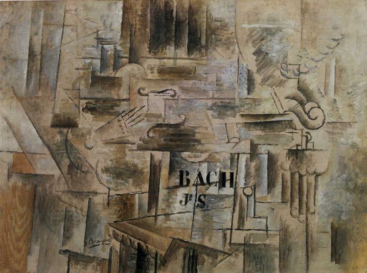 Homage to J.S. Bach (1912) - Georges Braque Tablo