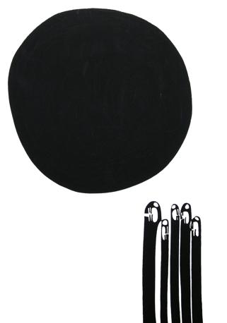 Homines impauriti dal sole nero (1950) – Mario Ballocco Tablo