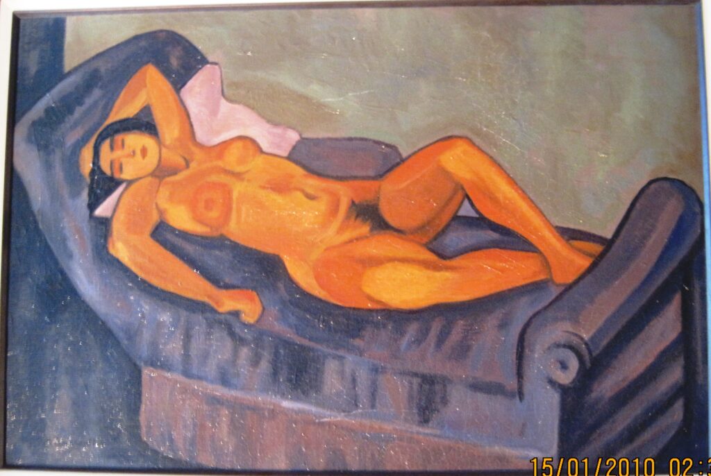 Hommage a Modigliani [Nude] (1930) – Jury Annenkov Tablo