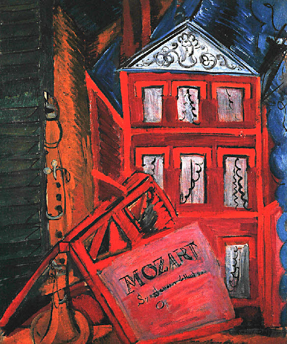 Hommage to Mozart (1915) - Raoul Dufy Tablo