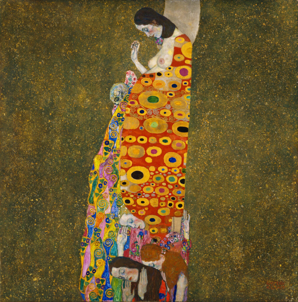 Hope II (1907) - Gustav Klimt Tablo