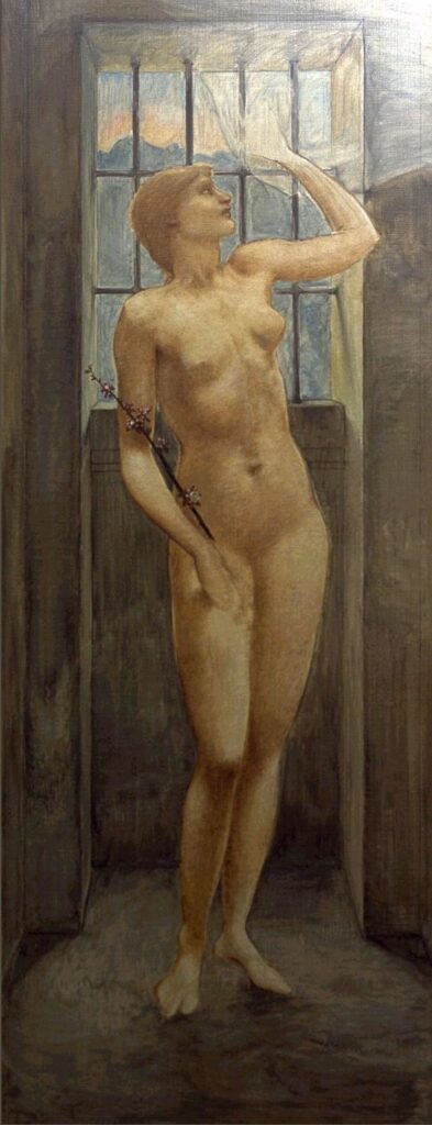 Hope in Prison (1872) - Edward Burne-Jones Tablo