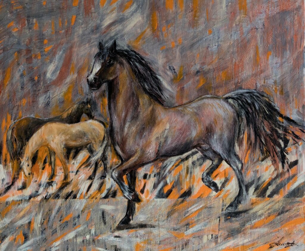 Horses - Małgorzata Serwatka Tablo