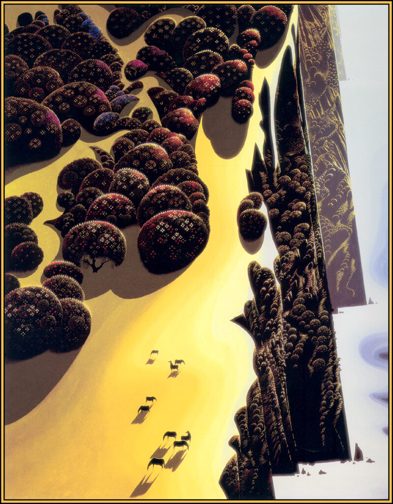 Horses by the Sea - Eyvind Earle Tablo