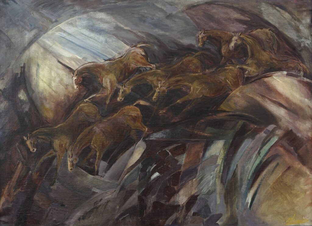 Horses stampede - Małgorzata Serwatka Tablo