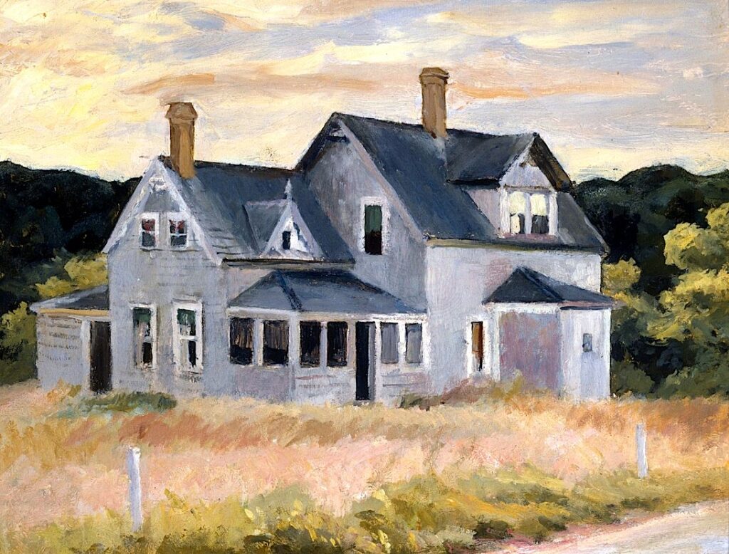 House by a Road (1940) - Edward Hopper Tablo