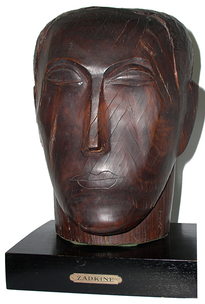 Human head (1928) - Ossip Zadkine Tablo