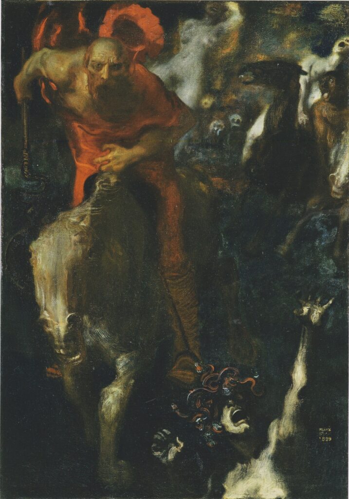 Hunt (1899) - Franz Stuck Tablo