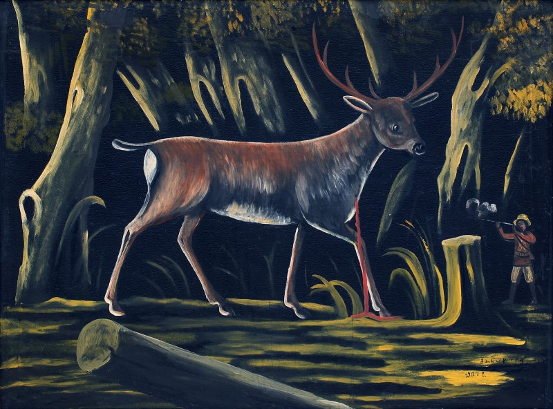 Hunter (1907) – Niko Pirosmani Tablo
