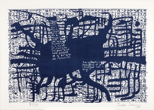 Hypergraphies Polylogue – Isidore Isou Tablo