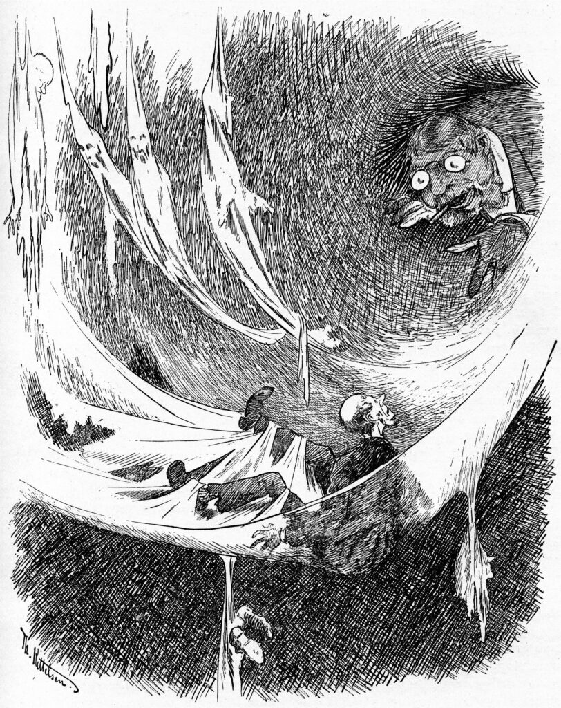 I Spindervevet - Theodor Severin Kittelsen Tablo