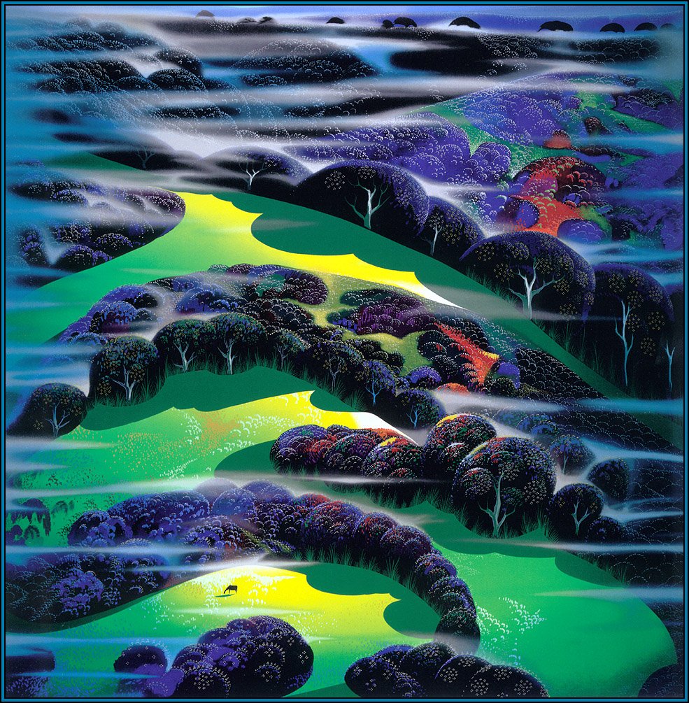 I wandered Over the Fields – Eyvind Earle Tablo