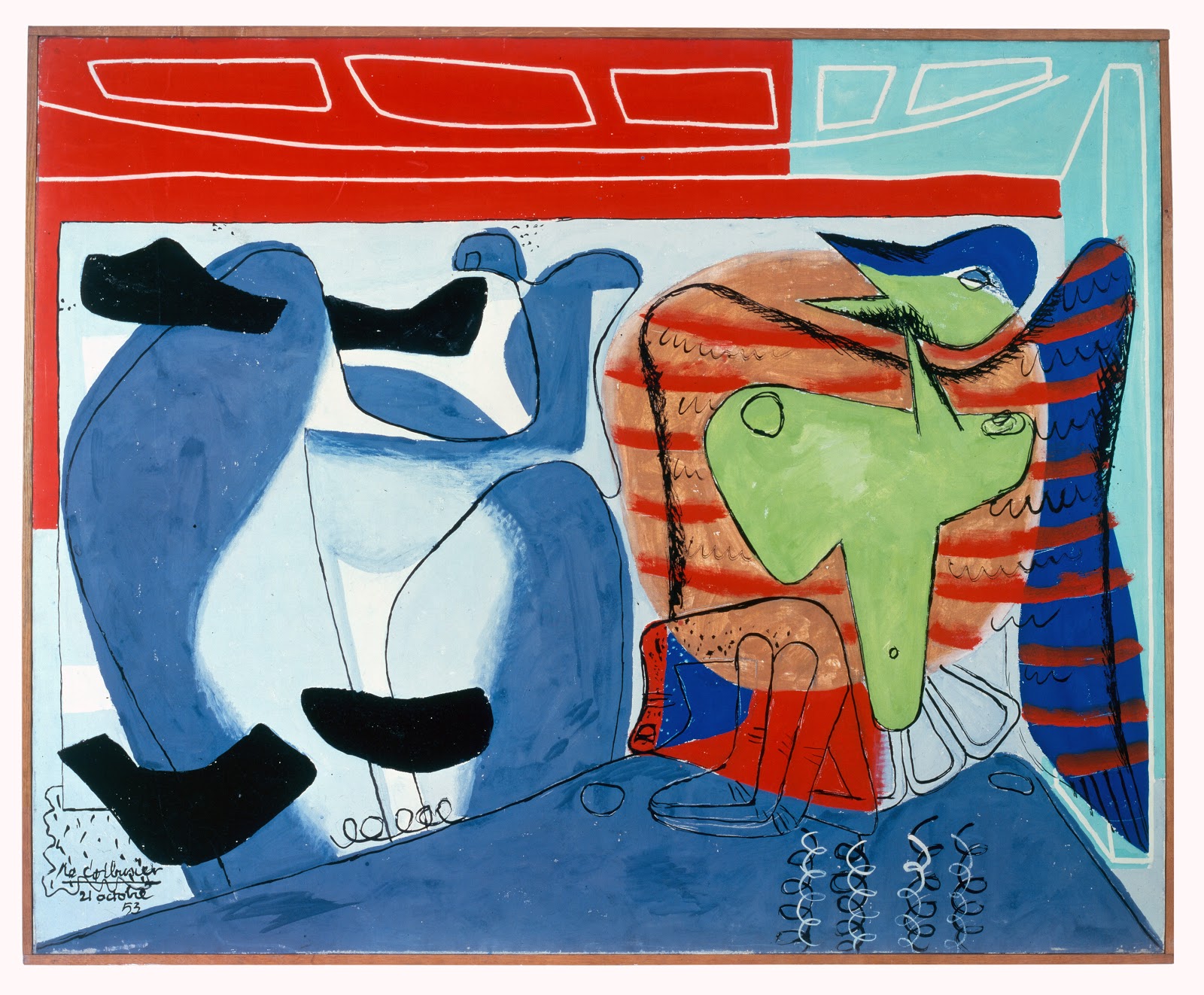 I was dreaming (first version) (1953) - Le Corbusier Tablo