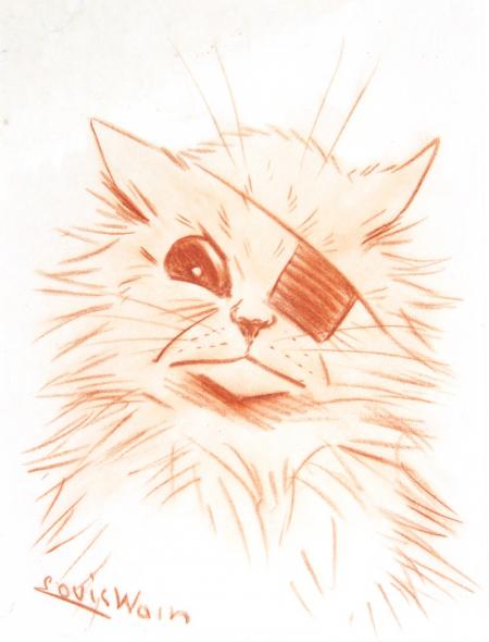 IN THE WARS – Louis Wain Tablo