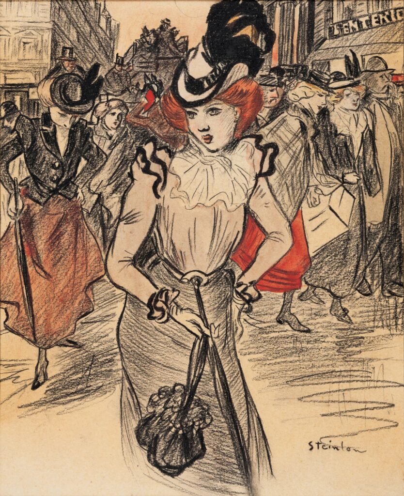 Il n’y est pas (1901) – Théophile Steinlen Tablo