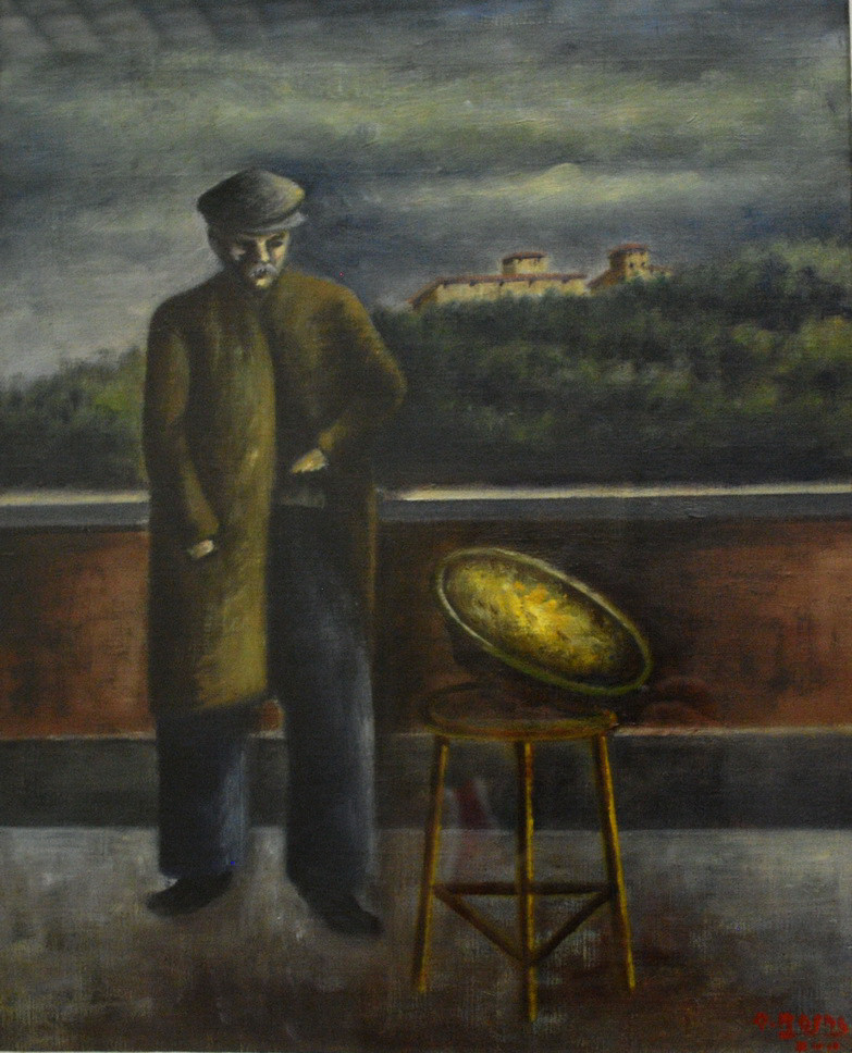 Il venditore di lupini – Ottone Rosai Tablo