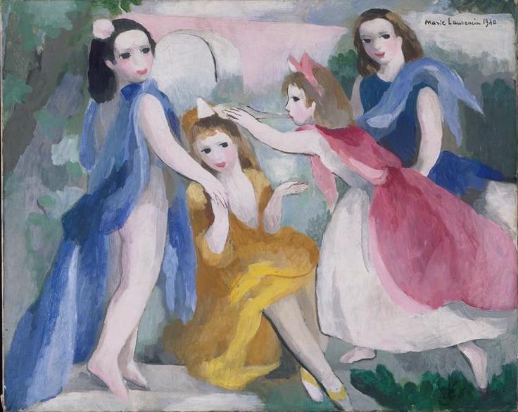 Ile de France (1940) - Marie Laurencin Tablo