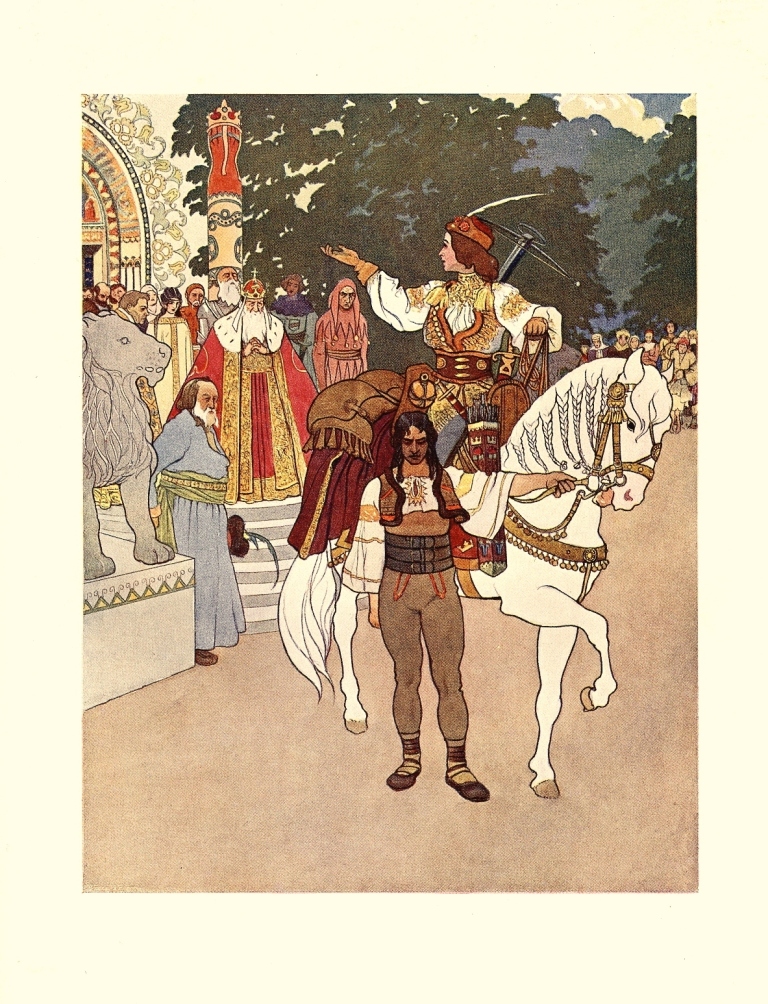 Illustration for King Mouselet And Prince Youth and The Bold Dwarfs' Adventures (1905) - Artuš Scheiner Tablo