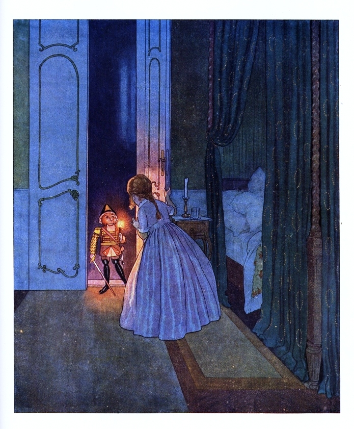 Illustration for The Nutcracker and the Mouse King (1924) - Artuš Scheiner Tablo