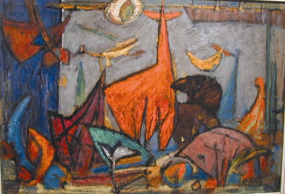 Imaginary Animals (Urmuz) – Marcel Janco Tablo