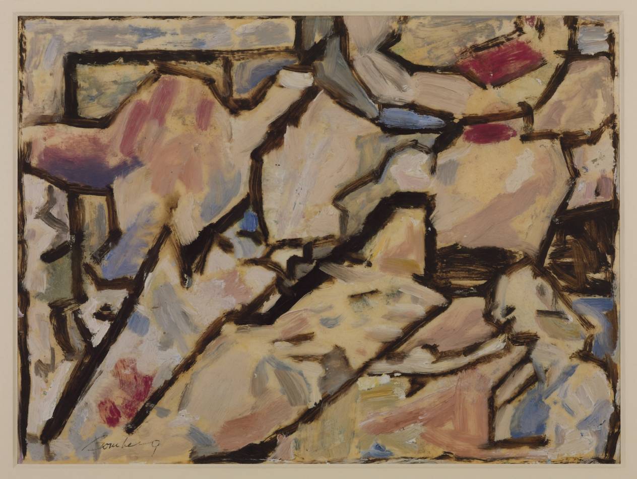 Imaginative Composition 'The Tent' (1923) - David Bomberg Tablo