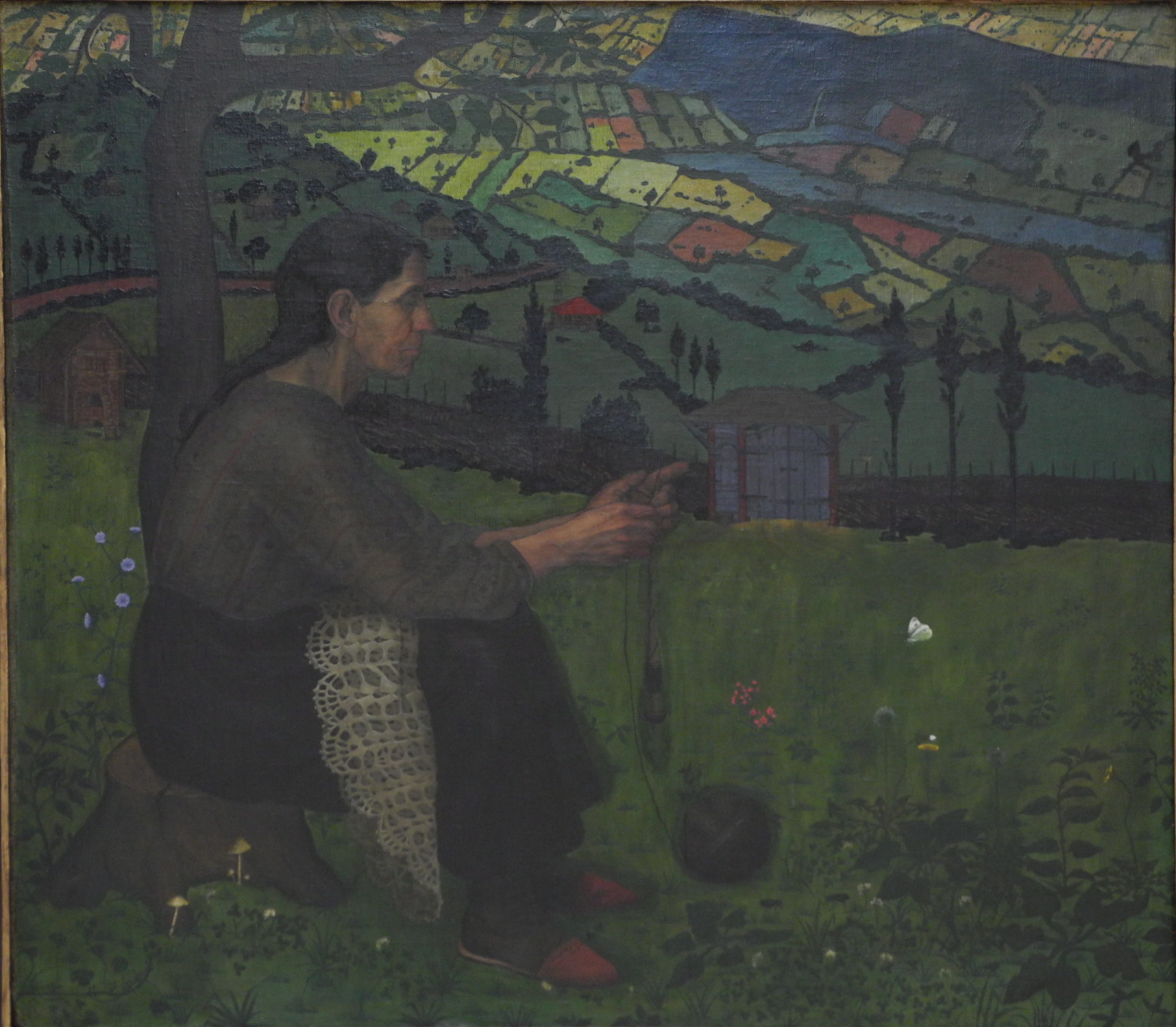 Imereti My Mother (1918) - David Kakabadze Tablo