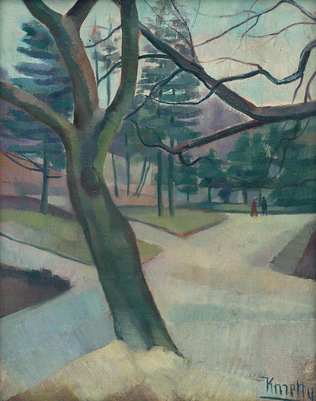 In the Park (1930) - Kmetty János Tablo