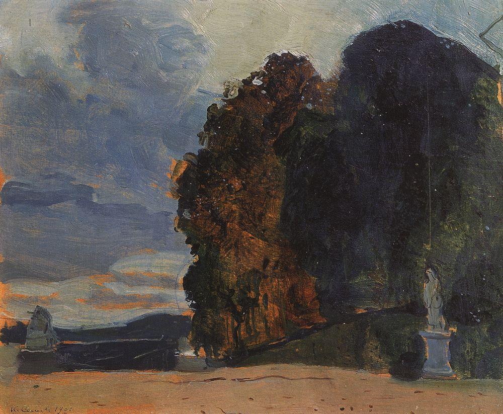 In the Park of Versailles (1894) – Konstantin Somov Tablo