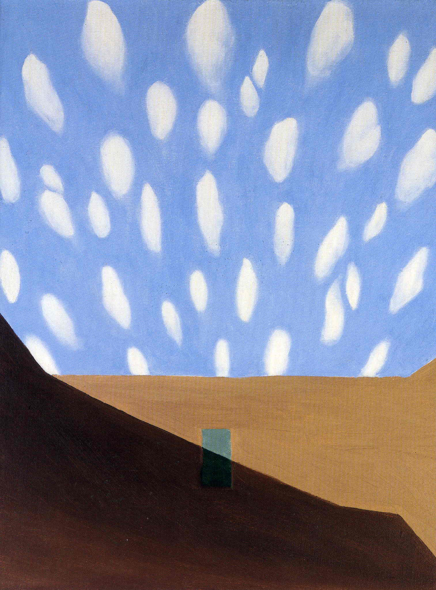 In the Patio VIII (1950) - Georgia O'Keeffe Tablo
