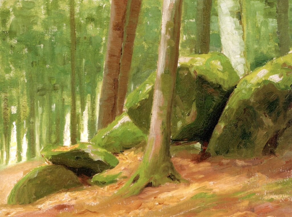 In the Woods (1890) - Robert Henri Tablo