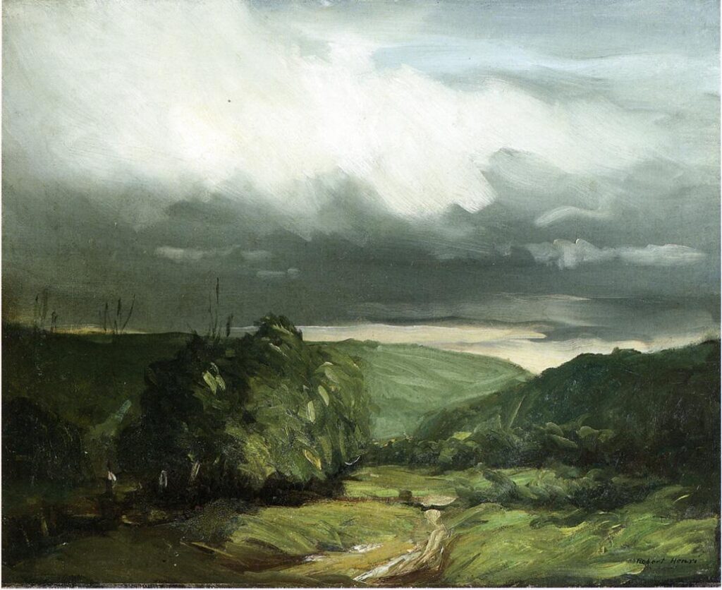 In the Wyoming Valley - Robert Henri Tablo