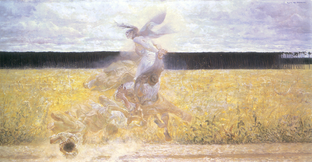 In the dust cloud - Jacek Malczewski Tablo