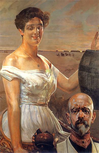 In wells - Jacek Malczewski Tablo