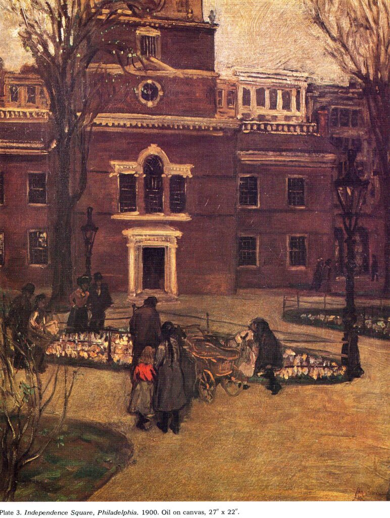 Independence Square, Philadelphia (1900) - John French Sloan Tablo