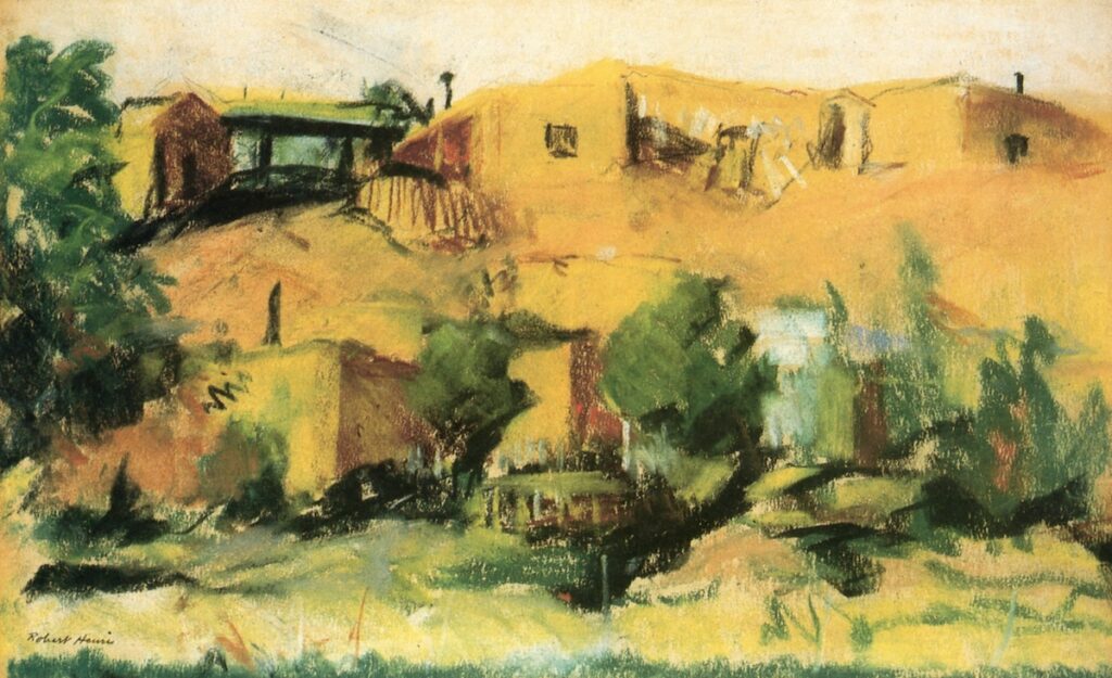 Indian Village (1917) - Robert Henri Tablo