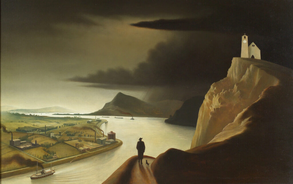 Industrielandschaft - Franz Sedlacek Tablo