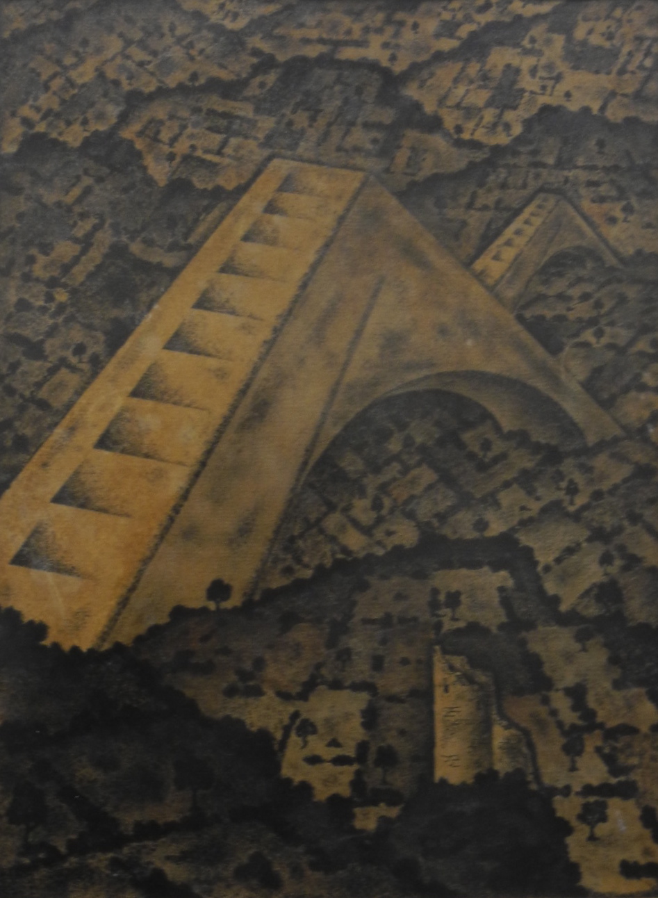Industry (1927) - David Kakabadze Tablo