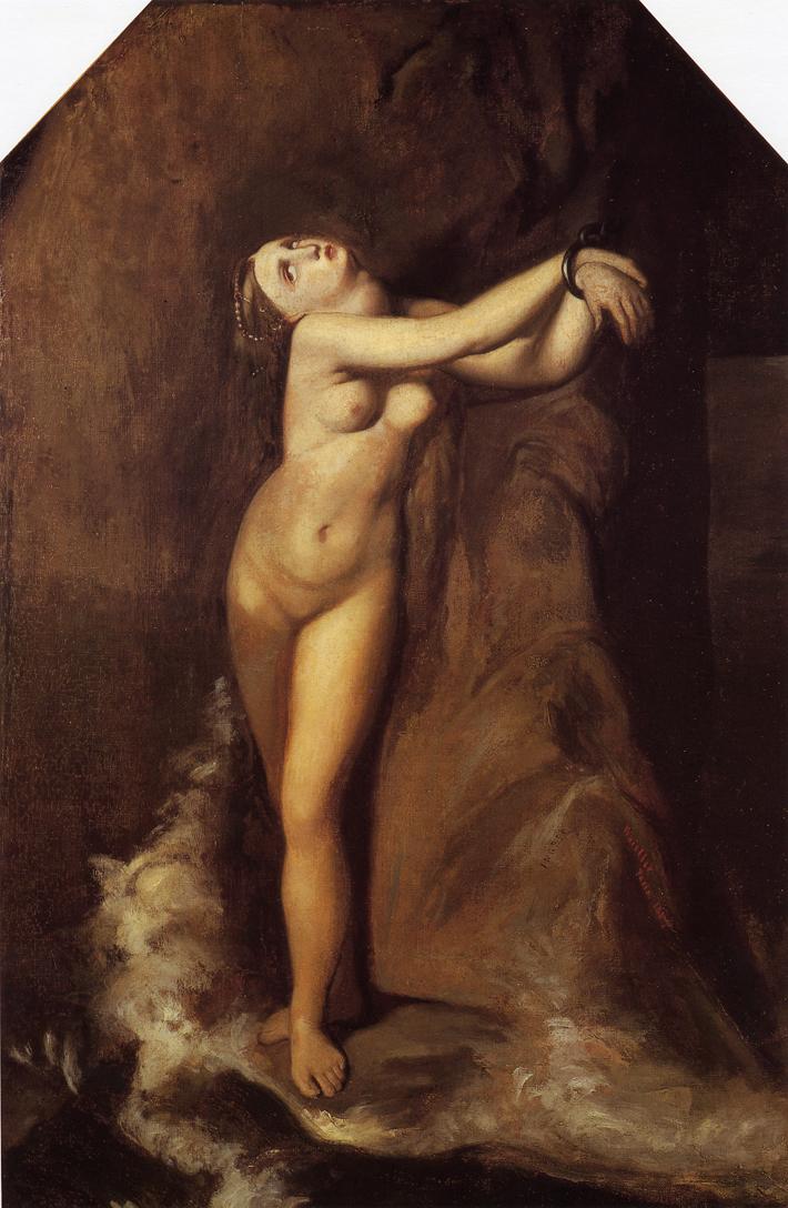 Ingres, Roger Deliverant Angelique (1857) - James McNeill Whistler Tablo