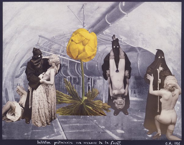 Initiation préliminaire aux arcanes de la forêt (First Initiation to the Secrets of the Forest) (1936) – Georges Hugnet Tablo