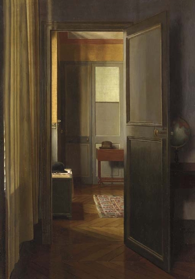 Intérieur (Entrée d’un appartement Parisien) – Pierre Roy Tablo