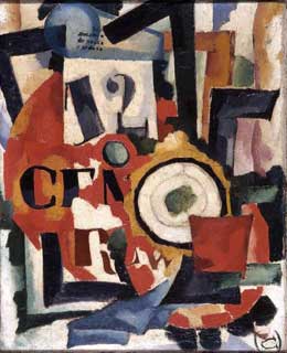 Interior expression of things (1914) - Amadeo de Souza-Cardoso Tablo