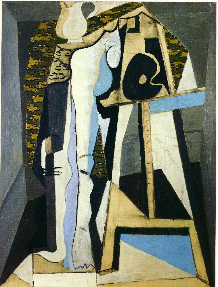 Interior with easel (1926) - Pablo Picasso Tablo