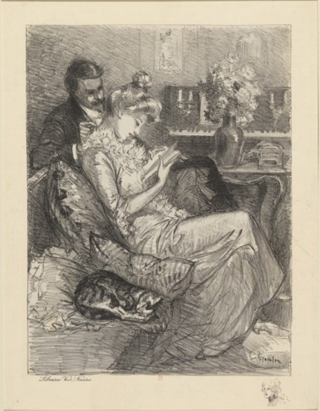 Intimite (1901) – Théophile Steinlen Tablo