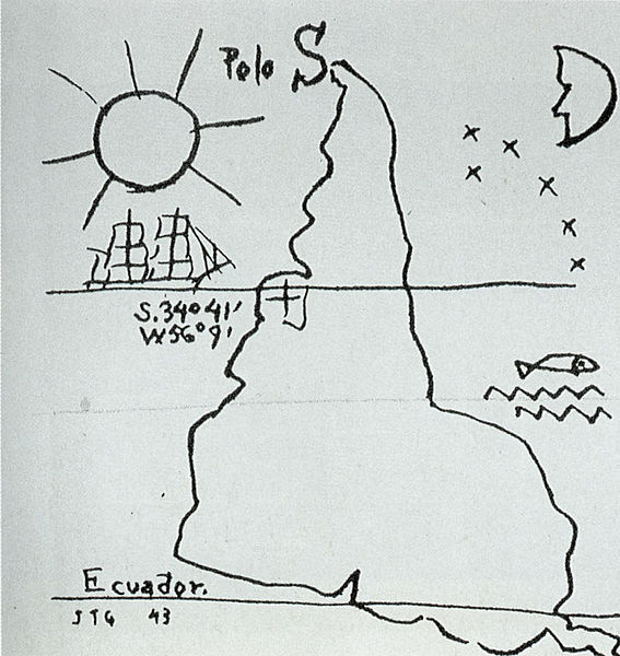 Inverted America (1943) – Joaquín Torres-García Tablo