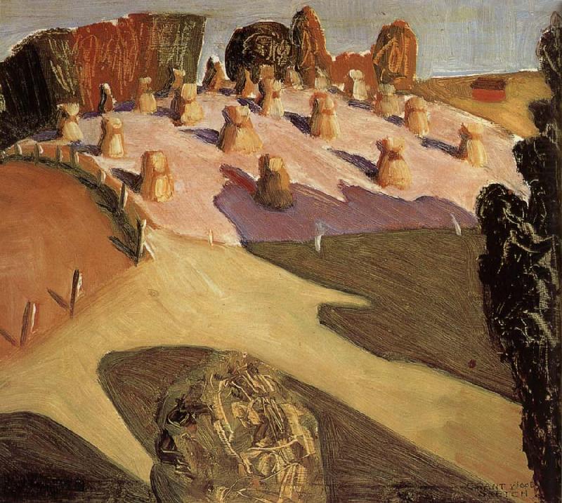 Iowa Landscape (1941) - Grant Wood Tablo