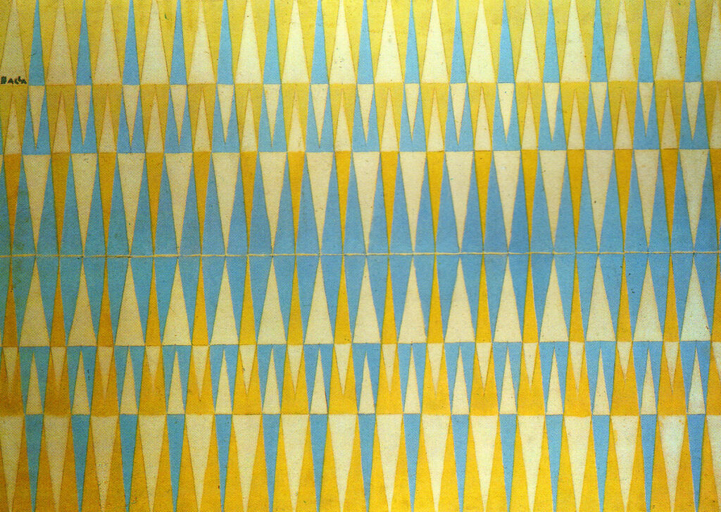 Iridescent Interpenetration No. 4 Study of light (1912) - Giacomo Balla Tablo