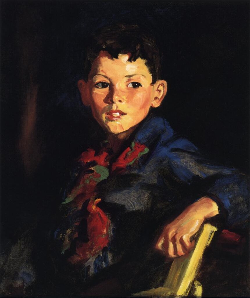 Irish Boy (Thomas Cafferty) (1925) - Robert Henri Tablo