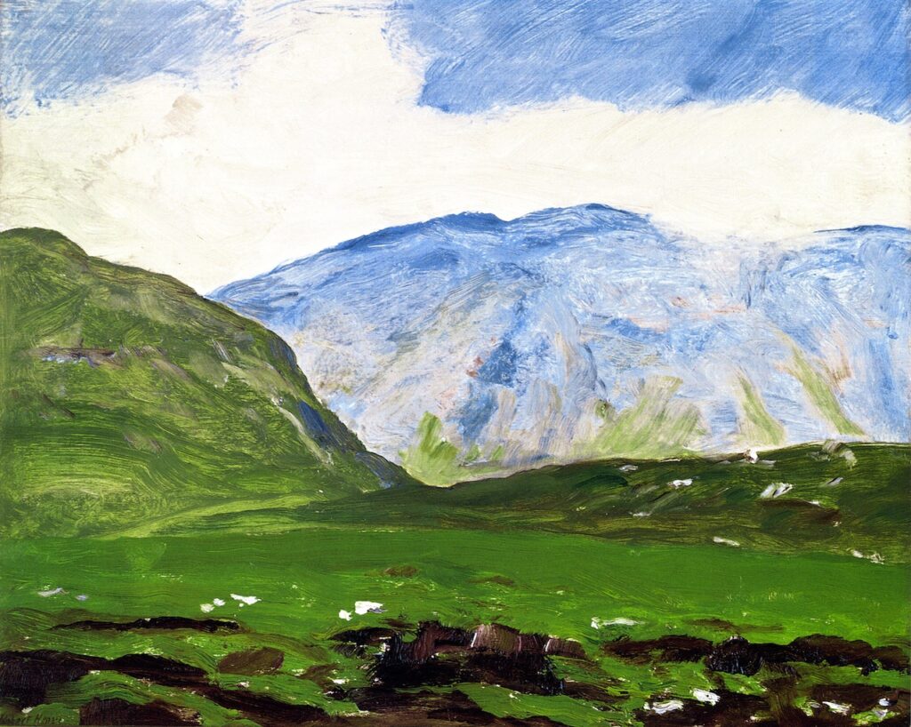 Irish Landscape (1913) - Robert Henri Tablo